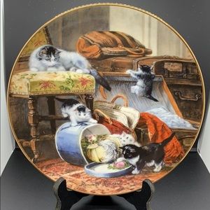The Victorian Cat Decorative Plate